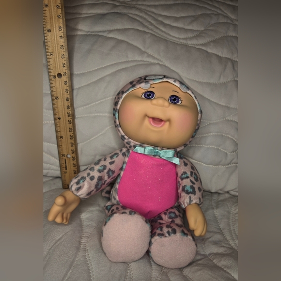Cabbage Patch Kids Cuties Exotic Friends Doll With Leopard Print Outift, EUC - Picture 1 of 5